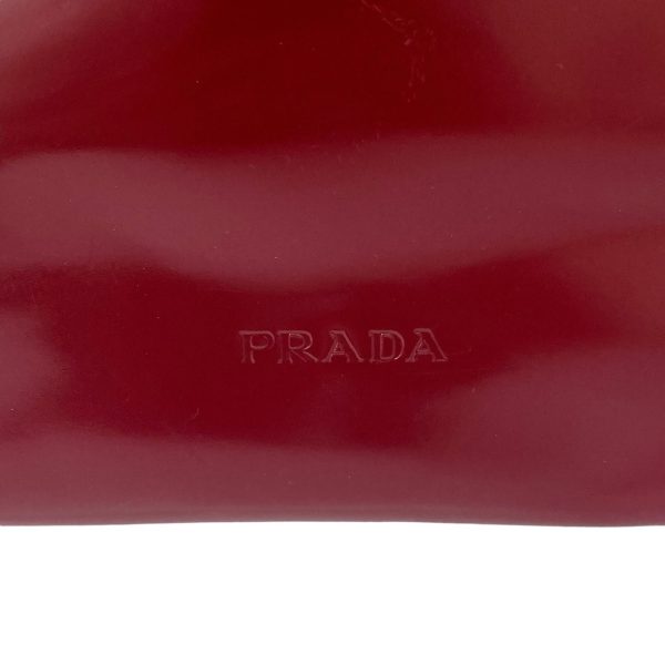 imgrc0089143609 PRADA enamel tote bag red handbag