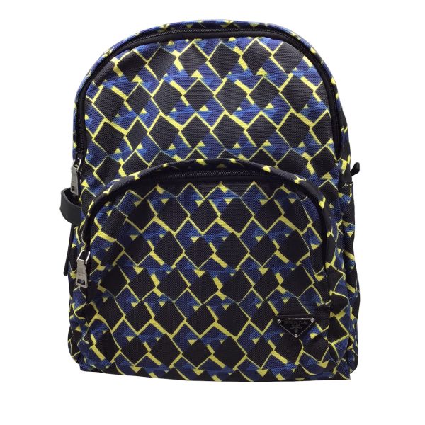 imgrc0089824324 PRADA Rucksack Backpack Multicolor Yellow Blue Black