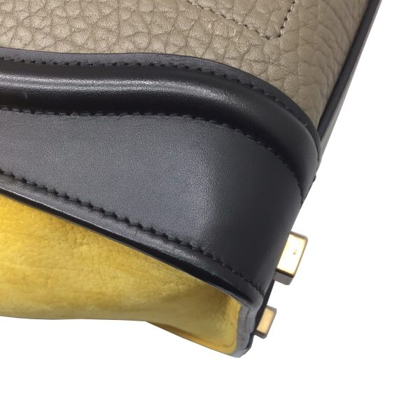 imgrc0089857823 CELINE Luggage Micro Handbag Multicolor Yellow Black Gray