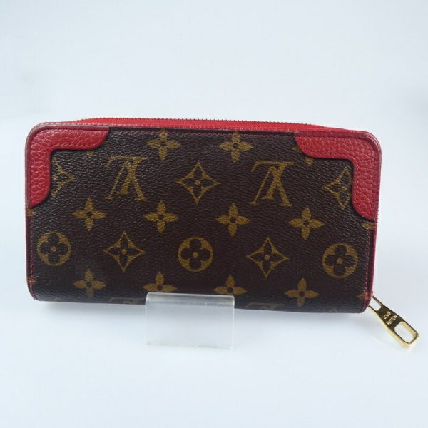 imgrc0090049329 Louis Vuitton Monogram Zippy Wallet Retiro Long Wallet Brown