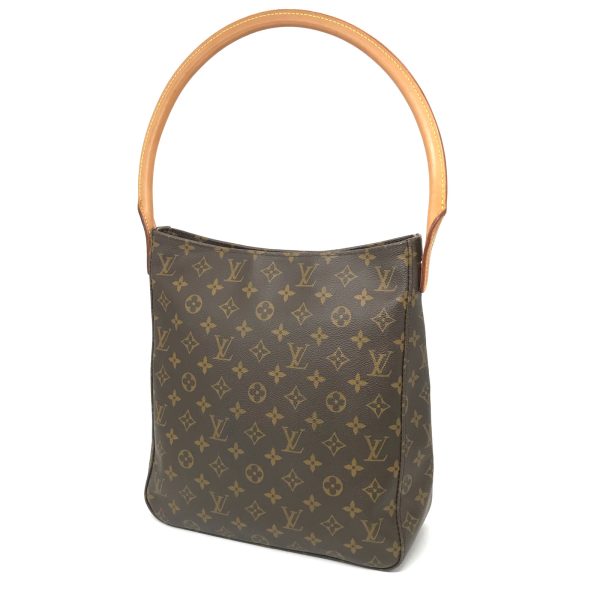 imgrc0090077726 Louis Vuitton Monogram Looping GM Shoulder Bag Brown