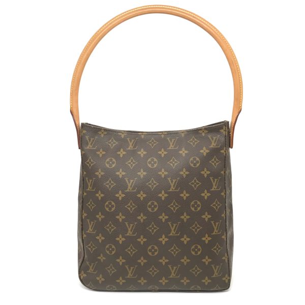 imgrc0090077729 Louis Vuitton Monogram Looping GM Shoulder Bag Brown