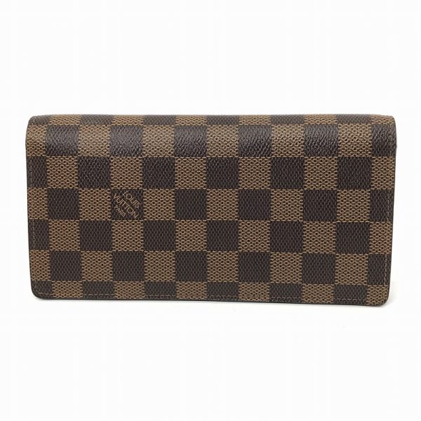 imgrc0090078108 Louis Vuitton Damier Portefeuille Brazza BifLong Wallet Brown