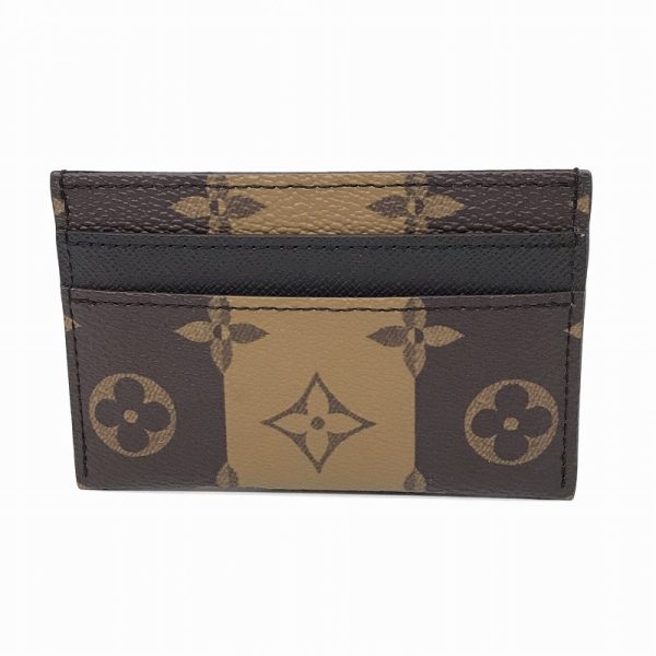 imgrc0090078780 Louis Vuitton Porto Cult Double Card Case Monogram Stripe Brown