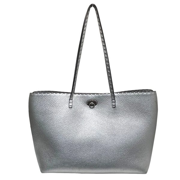 imgrc0090083317 FENDI Small Carla Selleria Tote Bag Silver