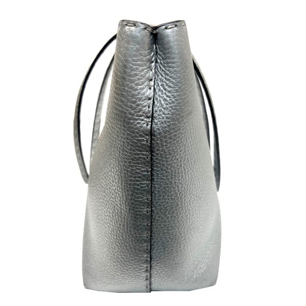 imgrc0090083319 FENDI Small Carla Selleria Tote Bag Silver