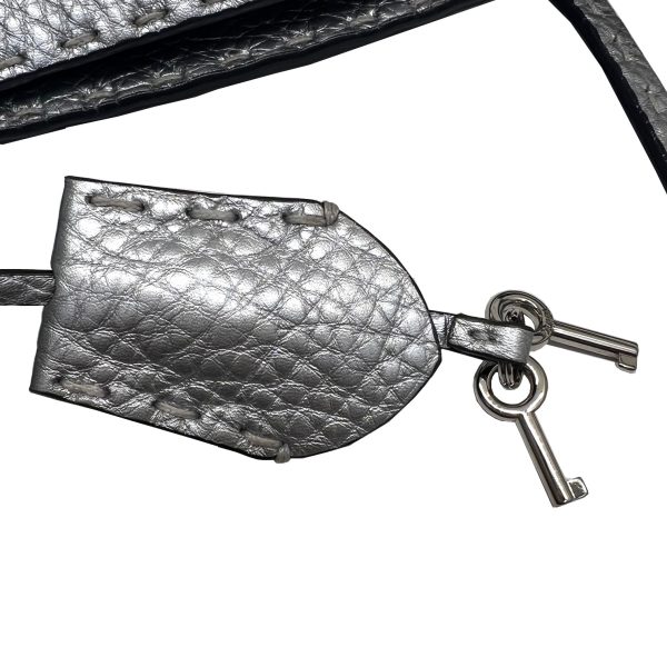 imgrc0090083329 FENDI Small Carla Selleria Tote Bag Silver