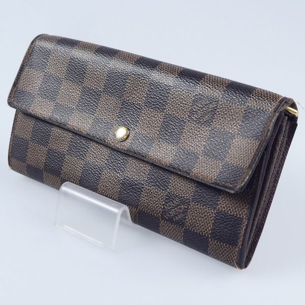 imgrc0090096347 Louis Vuitton Portefeuille Sarah Long Wallet Damier Brown