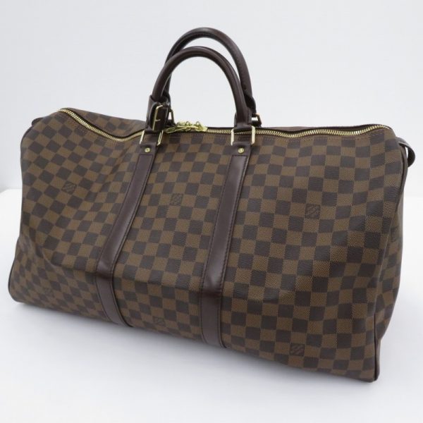 imgrc0090098312 Louis Vuitton Keepall 50 Bag Damier Ebene Brown