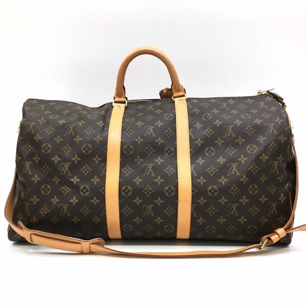 imgrc0090196134 Louis Vuitton Keepall Bandouliere 55 Bag Monogram Brown