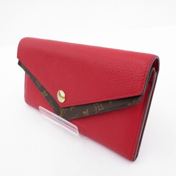 imgrc0090221074 Louis Vuitton Portefeuille Double V BifLong Wallet Monogram Red