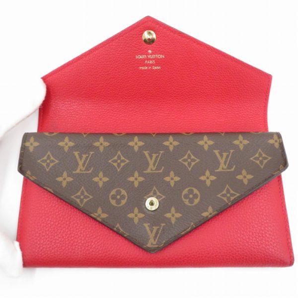 imgrc0090221080 Louis Vuitton Portefeuille Double V BifLong Wallet Monogram Red