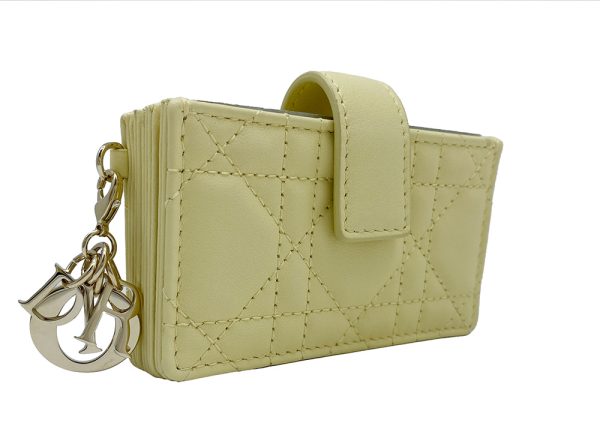 imgrc0090246877 Christian Dior Card Case Charm Yellow