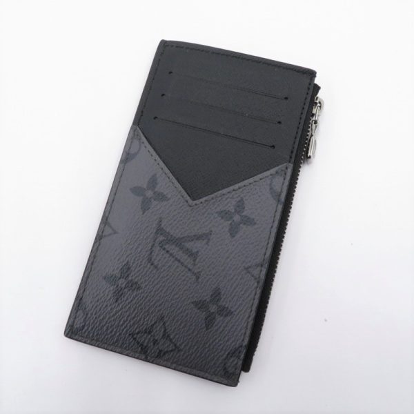 imgrc0090273080 Louis Vuitton Coin Card Holder Card Case Monogram Eclipse Black