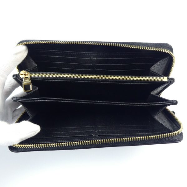 imgrc0090321878 Louis Vuitton Zippy Wallet Long Wallet Empreinte Black