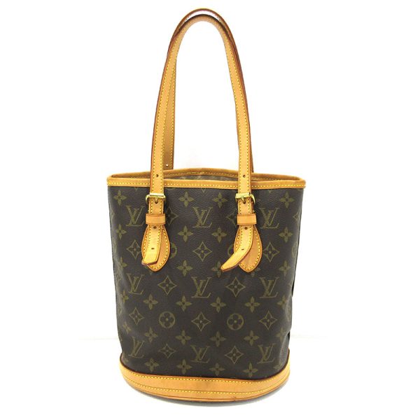 imgrc0090341836 Louis Vuitton Bucket PM Shoulder Bag Monogram Brown