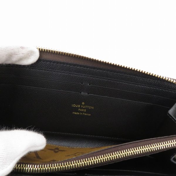 imgrc0090370339 Louis Vuitton Clemence Long Wallet Monogram Reverse Brown