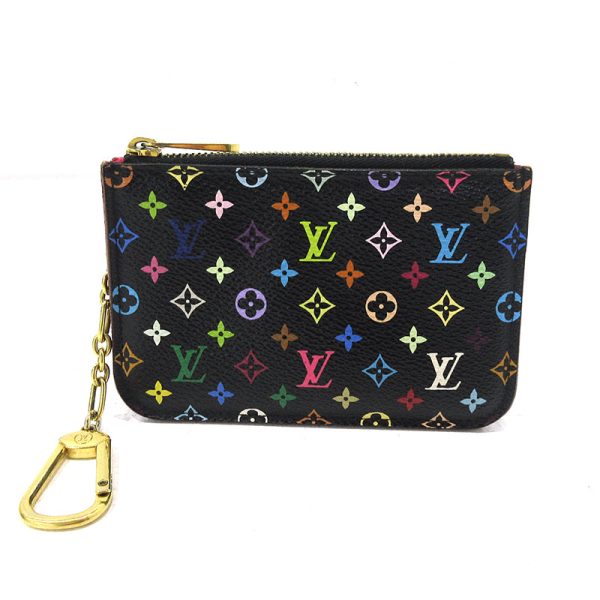 imgrc0090517514 Louis Vuitton Pochette Cleat Coin Case Monogram Multicolor Black