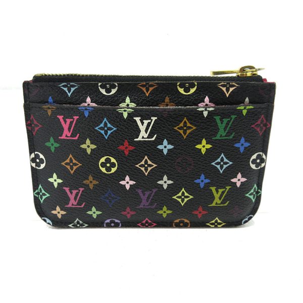 imgrc0090517515 Louis Vuitton Pochette Cleat Coin Case Monogram Multicolor Black