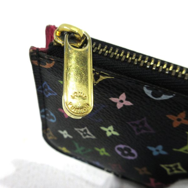 imgrc0090517519 Louis Vuitton Pochette Cleat Coin Case Monogram Multicolor Black