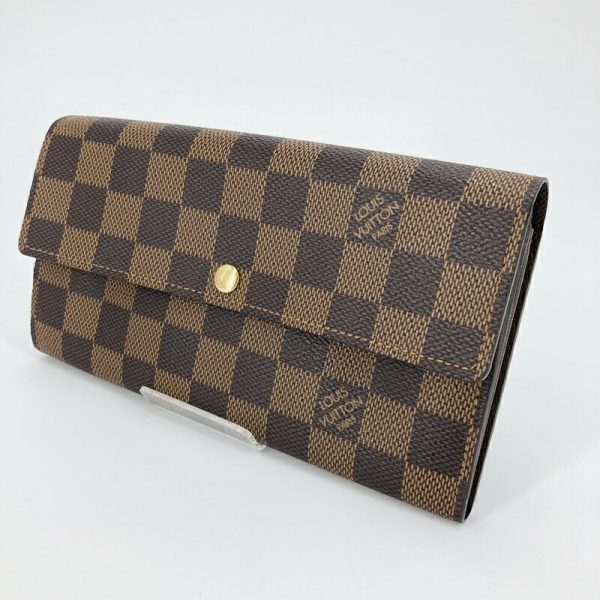 imgrc0090712592 Louis Vuitton Portefeuille Sarah Long Wallet Damier Brown