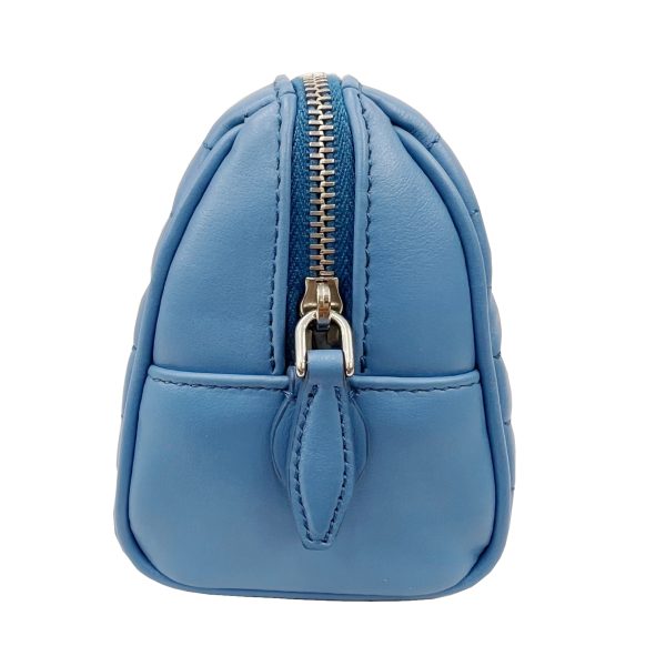 imgrc0090775203 PRADA Diagram Pouch Calf Leather Blue