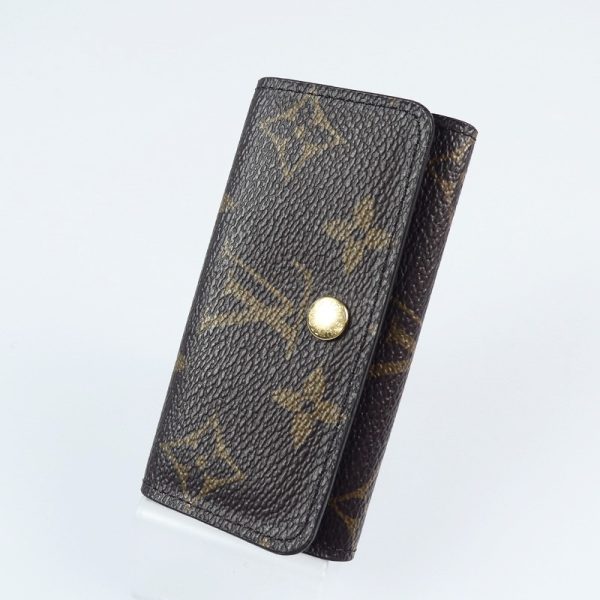 imgrc0090821223 Louis Vuitton Multicule 4 Key Case Monogram Brown