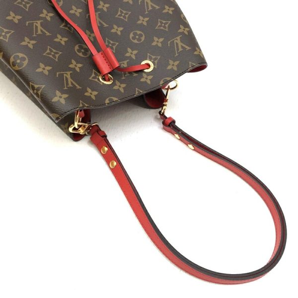 imgrc0091060070 Louis Vuitton Neo Noe Shoulder Bag Monogram Coquelicot Brown