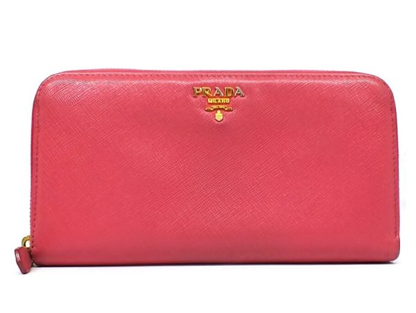 imgrc0091082017 PRADA Saffiano Long Wallet Prada Wallet Pink