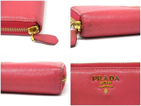 imgrc0091082019 PRADA Saffiano Long Wallet Prada Wallet Pink