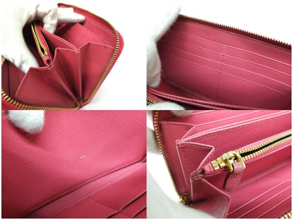 imgrc0091082021 PRADA Saffiano Long Wallet Prada Wallet Pink