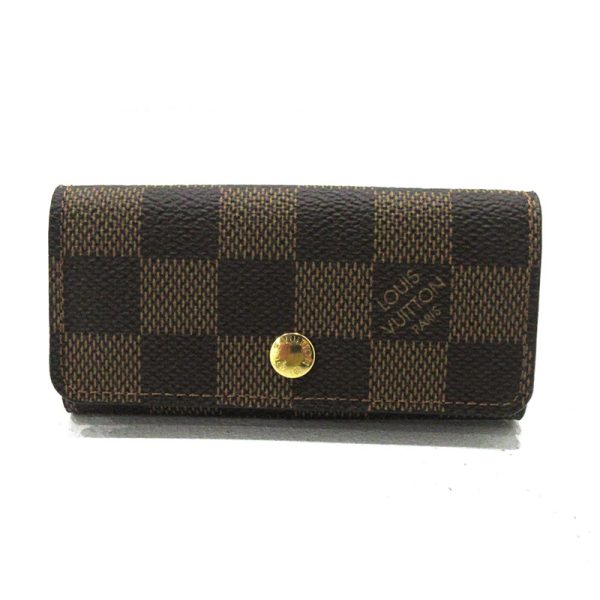 imgrc0091173217 Louis Vuitton Multicle 4 Key Case Damier Brown