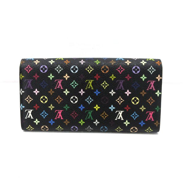 imgrc0091198304 Louis Vuitton Portefeuille Sara Bi FLong Wallet Monogram Multicolor Black