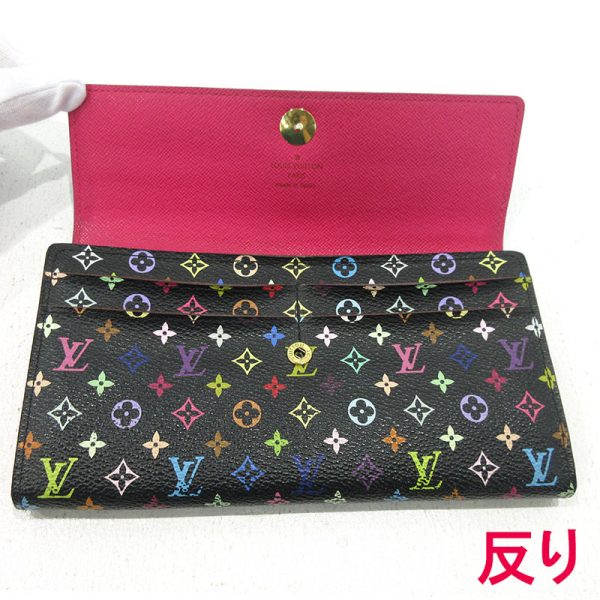 imgrc0091198306 Louis Vuitton Portefeuille Sara Bi FLong Wallet Monogram Multicolor Black