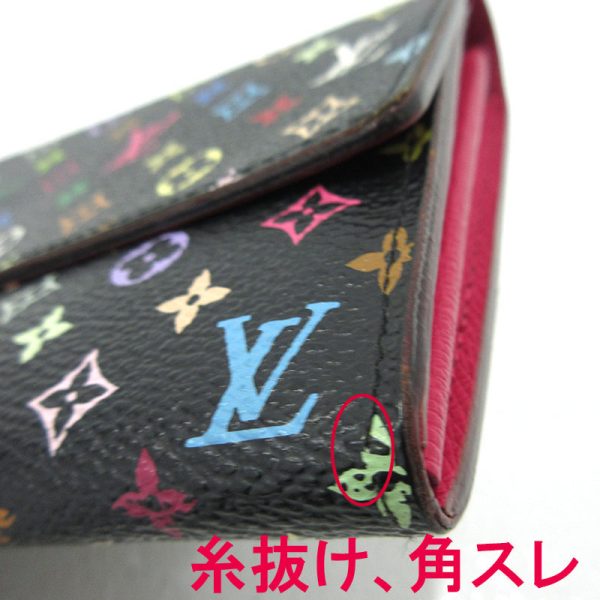 imgrc0091198332 Louis Vuitton Portefeuille Sara Bi FLong Wallet Monogram Multicolor Black