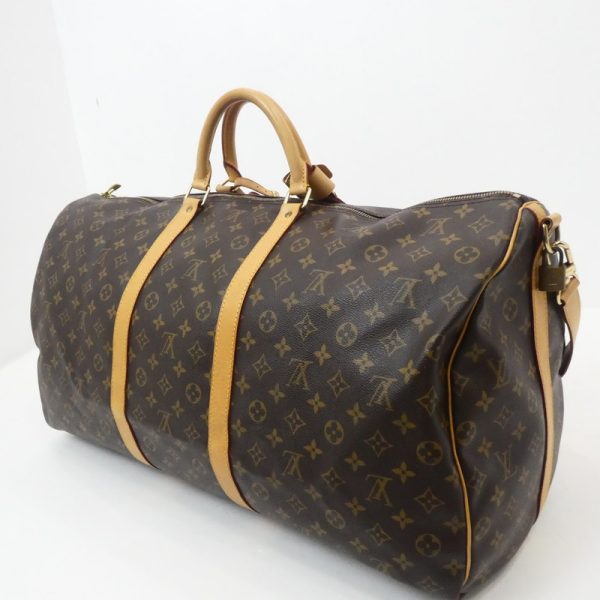 imgrc0091209373 Louis Vuitton Keepall 60 Bandouliere Bag Monogram Brown