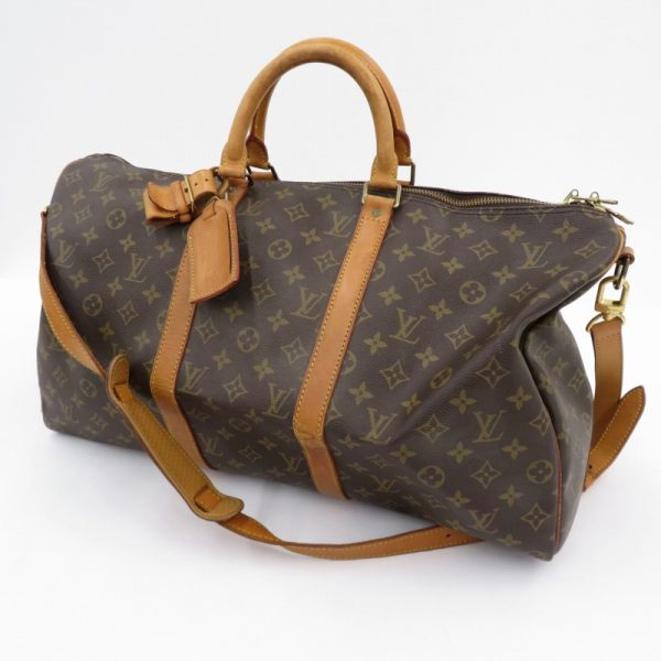 imgrc0091240259 Louis Vuitton Keepall 50 Bandouliere Bag Monogram Brown