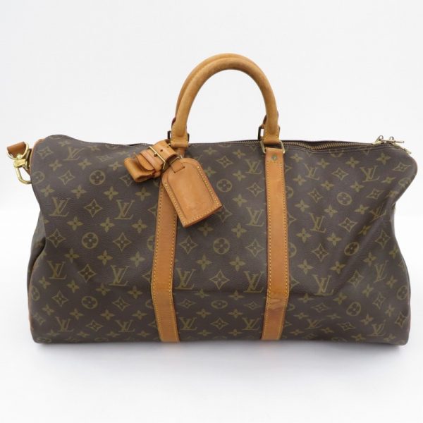 imgrc0091240260 Louis Vuitton Keepall 50 Bandouliere Bag Monogram Brown