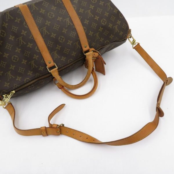 imgrc0091240262 Louis Vuitton Keepall 50 Bandouliere Bag Monogram Brown