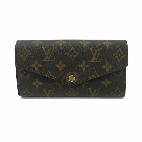 imgrc0091245461 Louis Vuitton Portefeuille Sara Bi FLong Wallet Monogram Brown