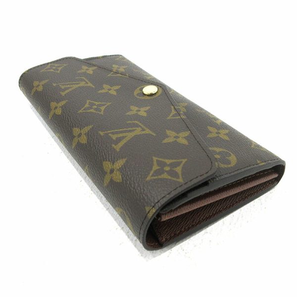 imgrc0091245463 Louis Vuitton Portefeuille Sara Bi FLong Wallet Monogram Brown