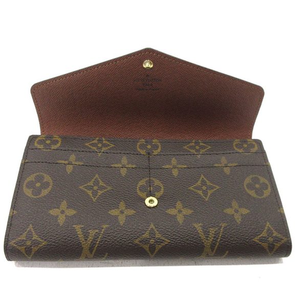 imgrc0091245465 Louis Vuitton Portefeuille Sara Bi FLong Wallet Monogram Brown