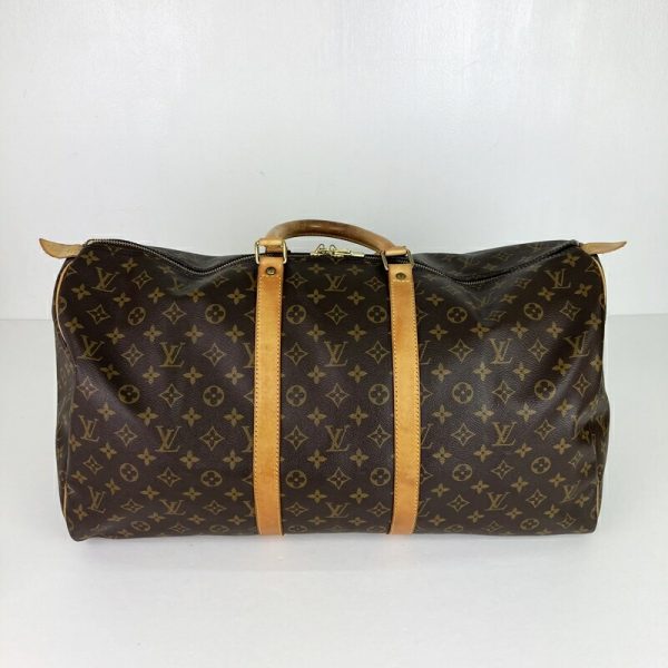 imgrc0091410710 Louis Vuitton Keepall 55 Bag Bag Monogram Brown