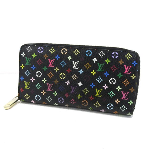 imgrc0091423030 Louis Vuitton Zippy Wallet Long Wallet Monogram Multicolor Black