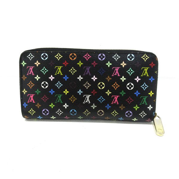 imgrc0091423032 Louis Vuitton Zippy Wallet Long Wallet Monogram Multicolor Black