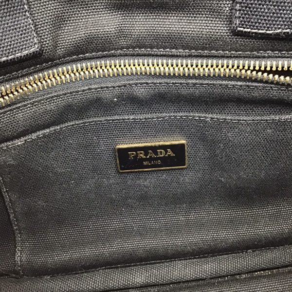 imgrc0091455453 PRADA Canapa 2WAY Handbag Black