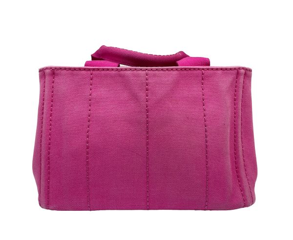 imgrc0091455872 PRADA Canapa Tote Bag Canvas Fuchsia Pink