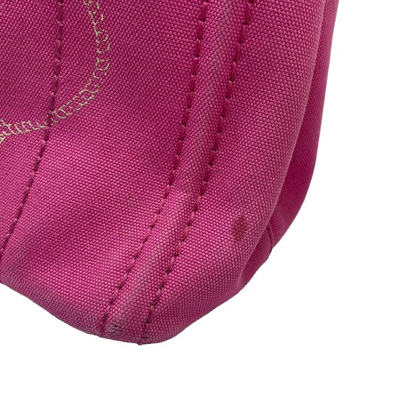 imgrc0091455884 PRADA Canapa Tote Bag Canvas Fuchsia Pink