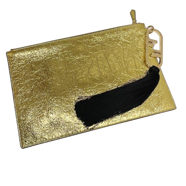 imgrc0091479644 FENDI Large Flat Pouch Gold