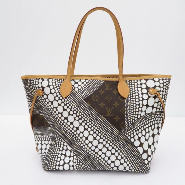 imgrc0091708082 Louis Vuitton Neverfull MM Tote Bag Yayoi Kusama White